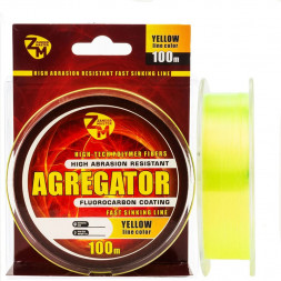 Леска ZanderMaster AGREGATOR 100m, 0.370мм х 15.6кг жёлтая