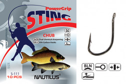 Крючок Nautilus Sting Chub S-111BLN №10 10шт