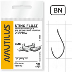 Крючок Nautilus Sting Float Опарыш S-1106BN № 6 10 шт.