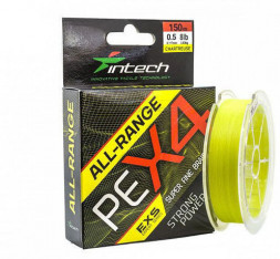 Шнур Intech All-Range PE X-4 150m 0.26mm 26lb / 11.8kg