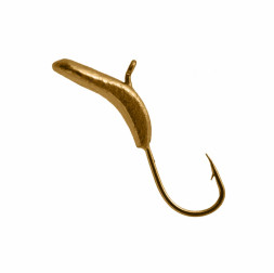 Мормышка вольфрамовая Lumicom Комар Ф3 золото, цена за 1 шт.