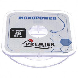 Леска Primier Fishing Monopower Ice Clear Nylon 0.08мм 30м