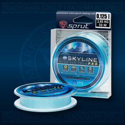 Леска SPRUT Skyline Fluorocarbon Composition IceTech RPO Blue 0.185 50м
