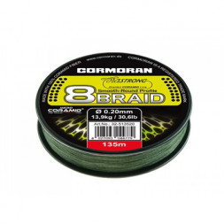 Леска плетеная CORMORAN Corastrong PE 8-Braid 0.14 135м