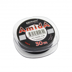 Леска Namazu Amida, L-30 м, d-0,18 мм test-4,20 кг, угольно-черный